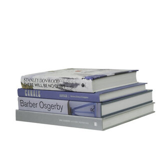 Ruken Decorative Books - Blue Ice Coffee Table Stack - 4 Blue Books