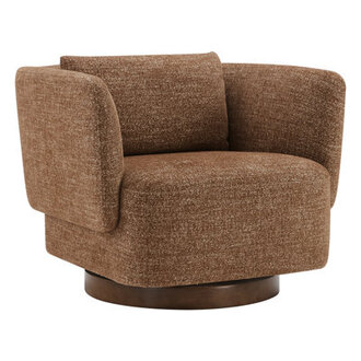 Morello Upholstered Swivel Armchair