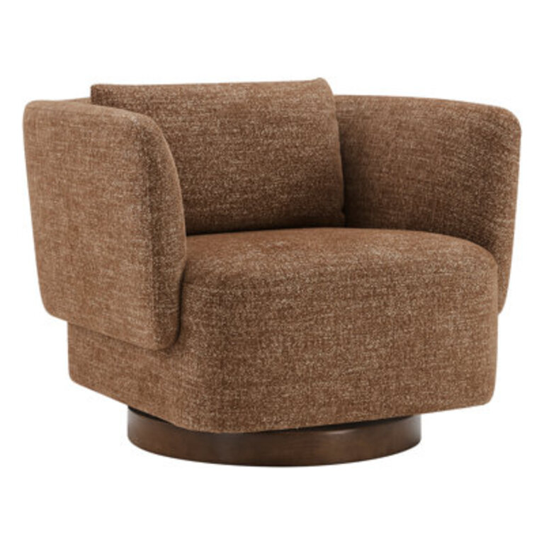 Morello Upholstered Swivel Armchair