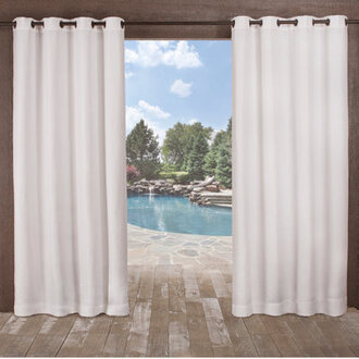 Breanna Semi Sheer Curtain Pair