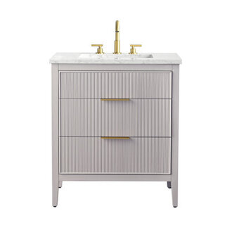 Bilroy 30 Single Sink Bathroom Vanity with Engineered Stone Top