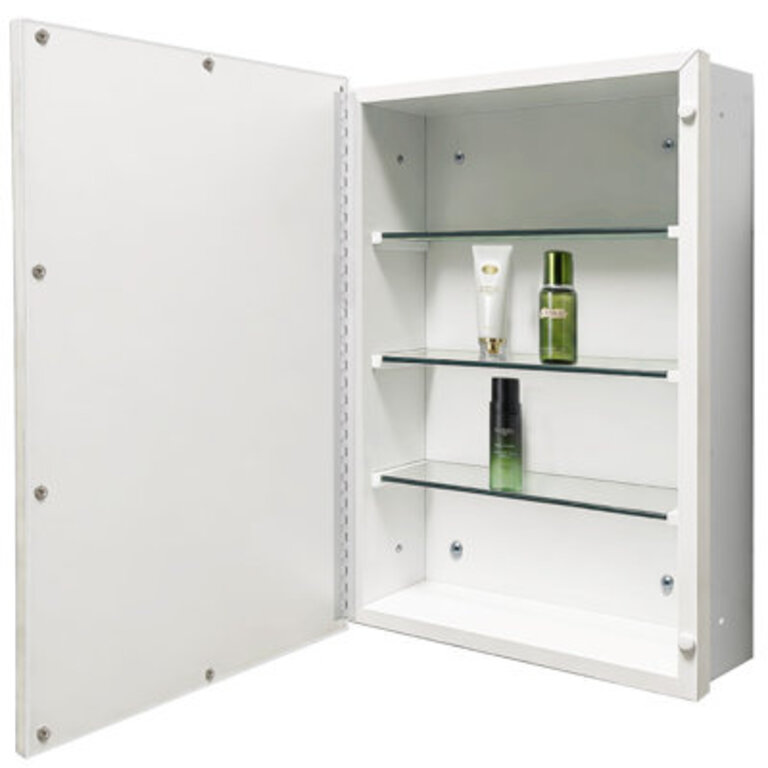 Nahin Beaded Retro Medicine Cabinet Recess or Surface Mount Bathroom Cabinet with Frame Bathroom Mirror Cabinet