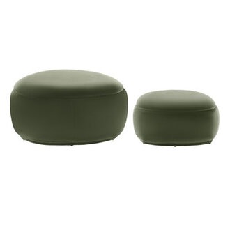 Hoya 2-Pc Upholstered Storage Ottoman