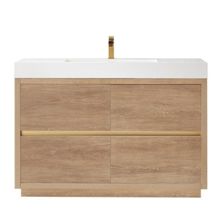Beira 48 Single Bathroom Vanity with Top