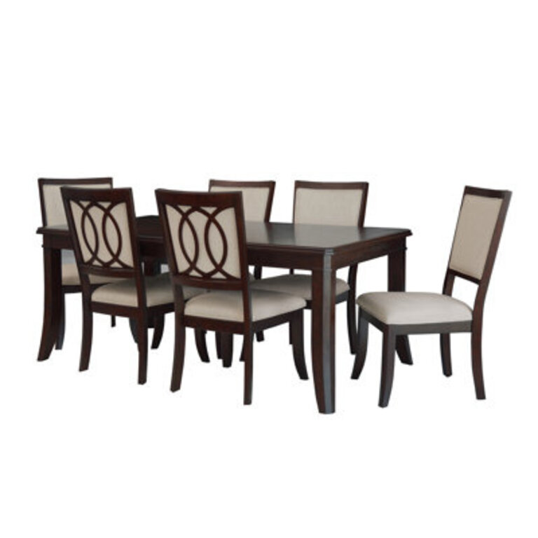 Artorias 6 - Person Solid Wood Solid Wood Top Four Leg Dining Set