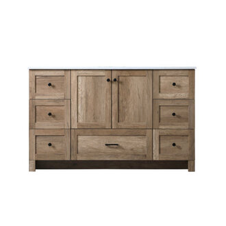 Soma 54 Single Bathroom Vanity with Engineered Marble Top
