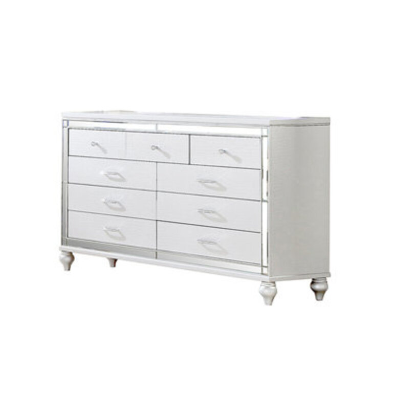 Denard 7-Drawer Double Dresser with Diamond Accents