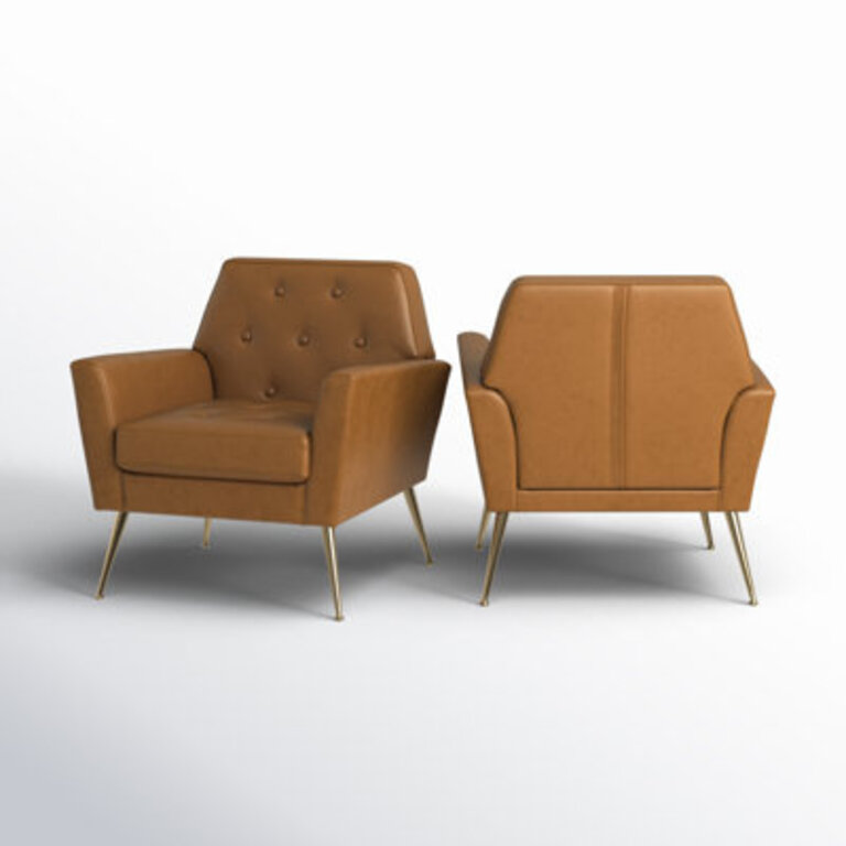 Johan Armchair With Tufted Back