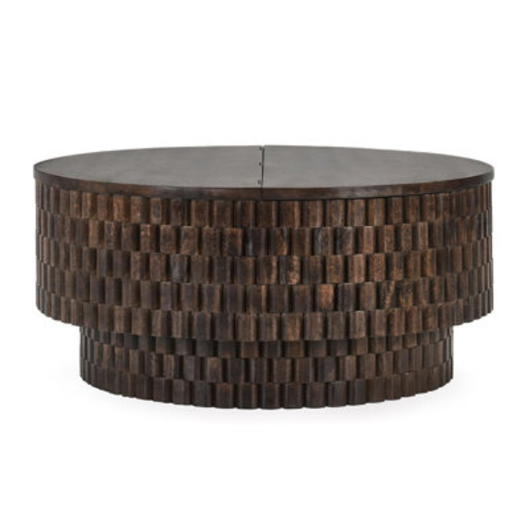 Abshire 40 Solid Wood Storage Coffee Table