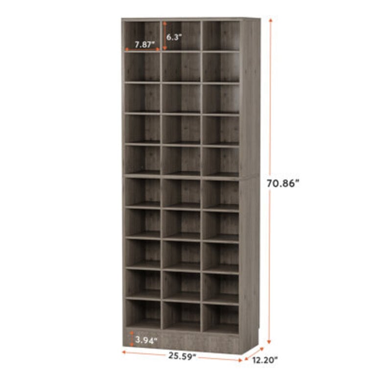 30 Pair Shoe Storage Cabinet