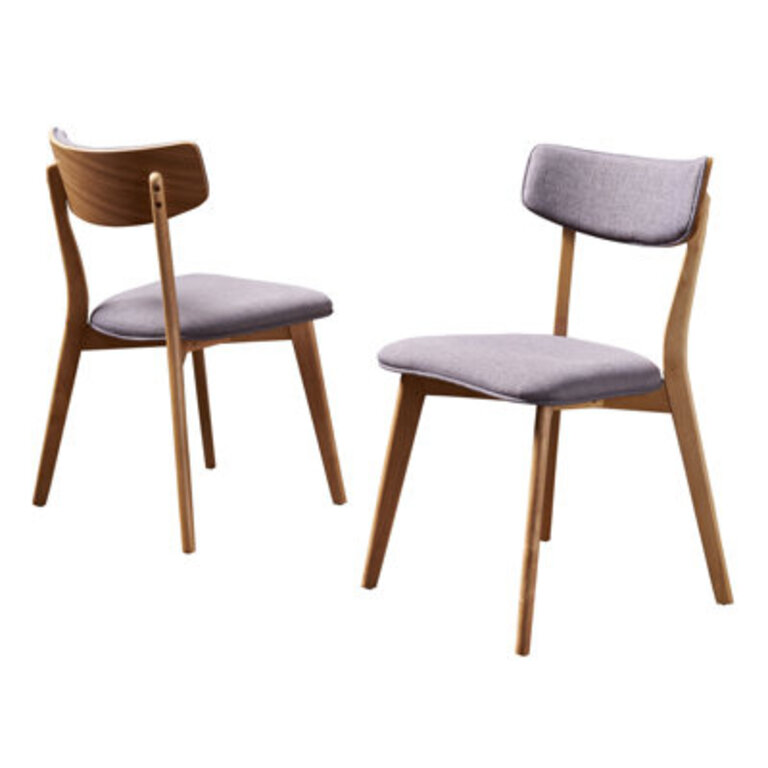 Set of 2 Putnam Solid Back Side Chairs