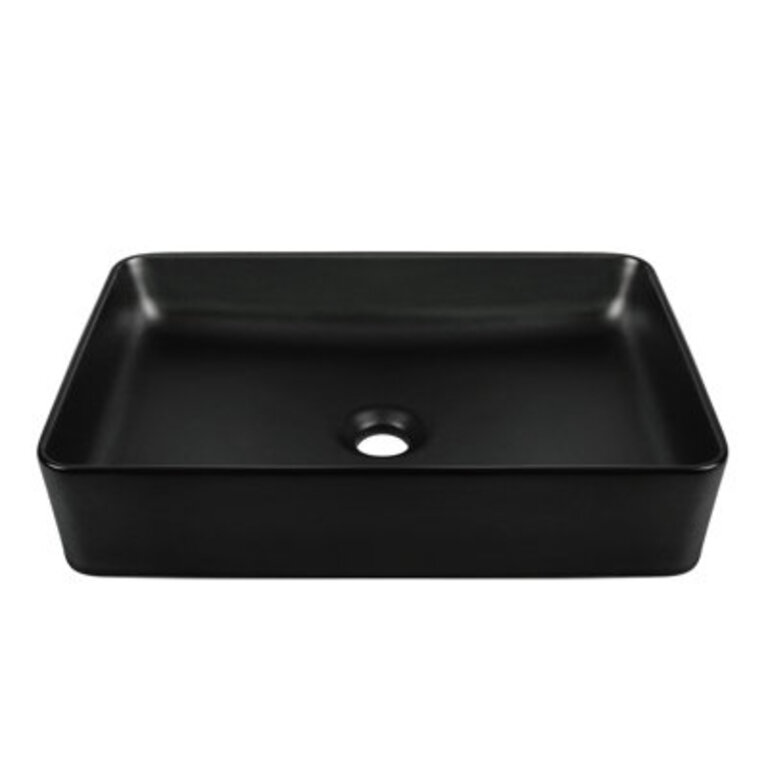 Ally 20 x 13 Rectangular Vitreous China Vessel Bathroom Sink