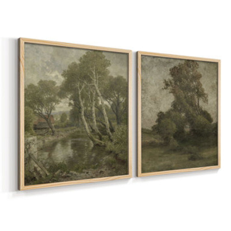 Vintage Landscape XXVIII  2 - Pieces
