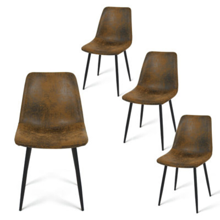 Set of 3 Tapscott Fabric Upholstered Side Chairs