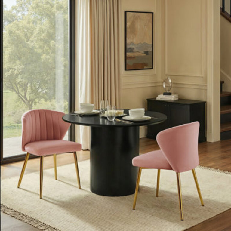 Set of 2 Axia Tufted Velvet Dining Chairs