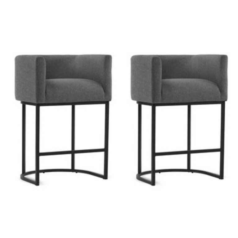 Bechtold Upholstered Counter Stool-Single Chair