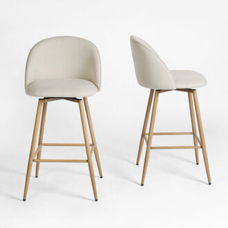 Asotin Swivel Upholstered Barstool - Single Chair