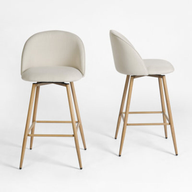 Asotin Swivel Upholstered Barstool - Single Chair
