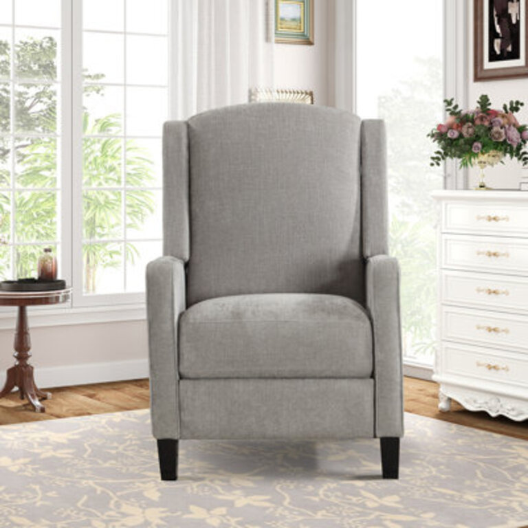 Upholstered Soft Push Back Recliner