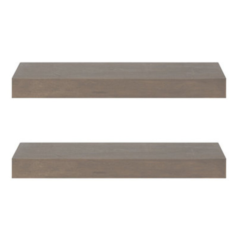 Jeremiah Wood Picture Ledge Floating Shelf Set of 2