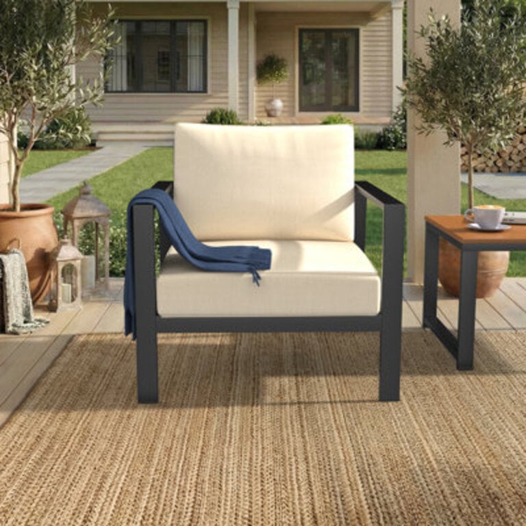 Outdoor Deep Seating Cushion With Sunbrella Fabric