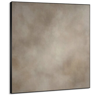 Extra Large Wall Art Fabric Print - Abstract Beige and Taupe Marble Effect Illustrations Artwork Decor for Living Room or Bedroom - Frame Assembly Required Unfinished Frame