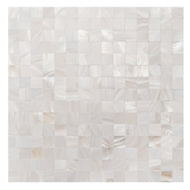 118 x 118 Peel  Stick Seashell Mosaic TilePack of 6