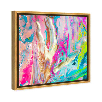 Party - Floater Frame Painting on Canvas