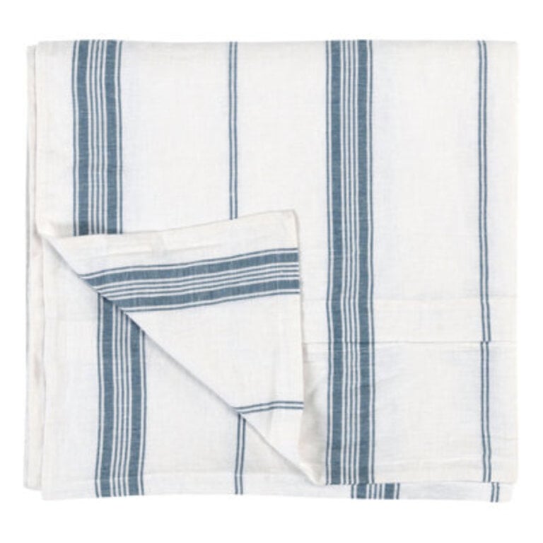 Fleta BlueWhite Striped Duvet Cover