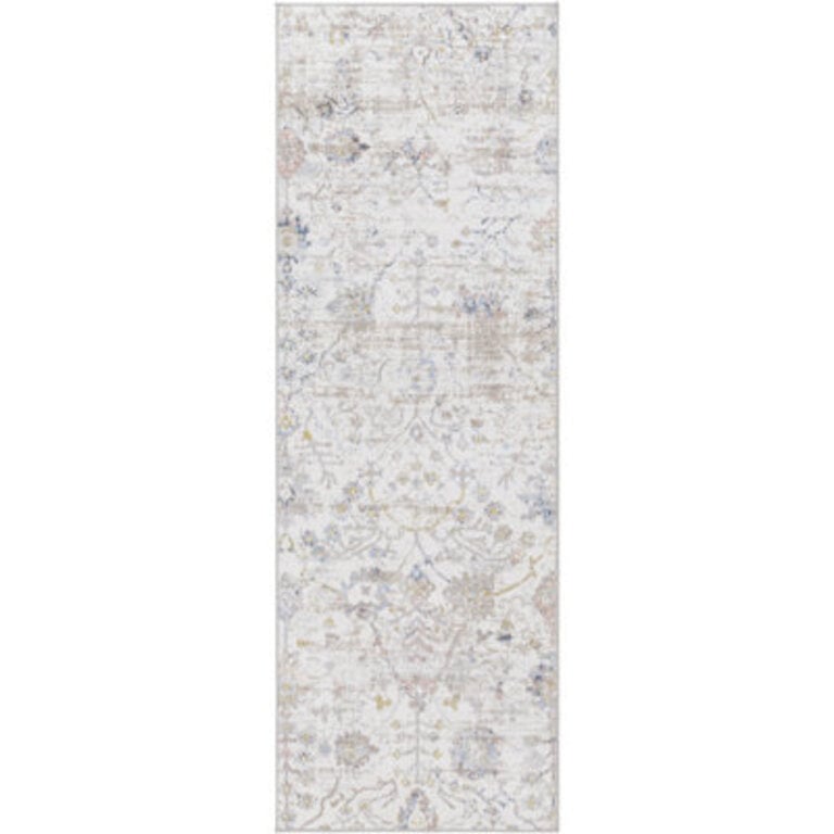 Benfield Beige Machine Washable Area Rug