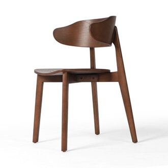 Kassel Solid Wood Wingback Side Chair