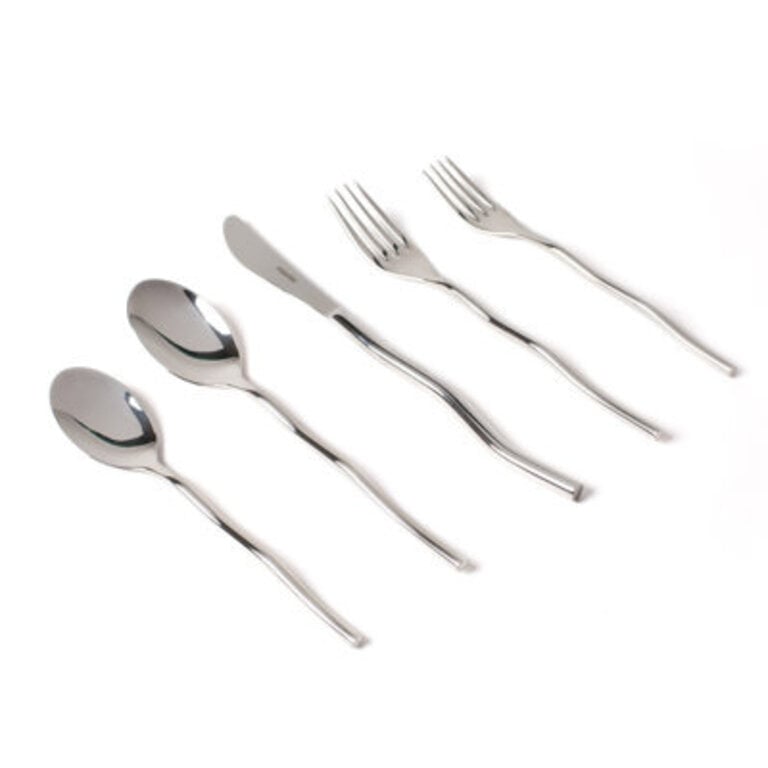 Misette Squiggle Stainless Steel Flatware Set