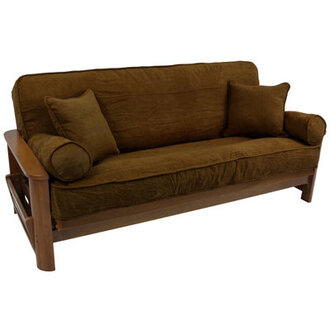Polyester Box Cushion Futon Slipcover