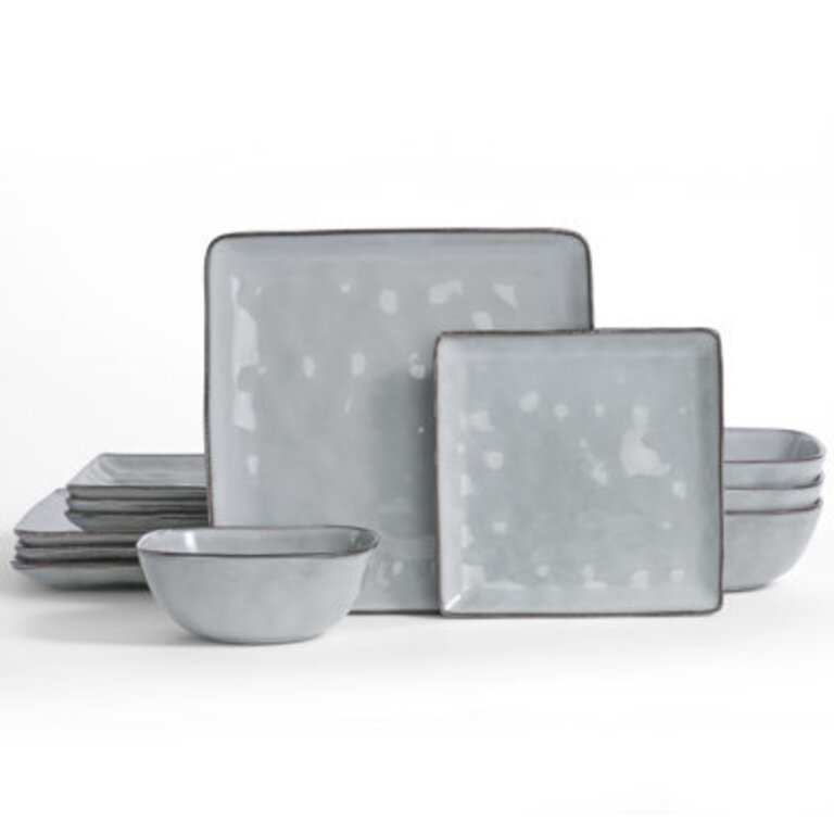 Famiware  12 Piece Stoneware Dinnerware Set - Service for 4