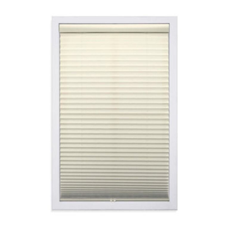 Coursey 1 inch Cordless Semi-Sheer Light Filtering Pleated Shade