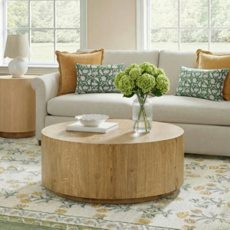 Taryn 42 Drum Coffee Table