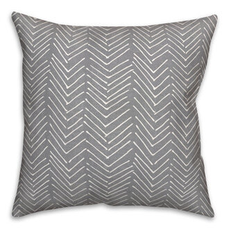 Chevron Outdoor Reversible Throw Pillow