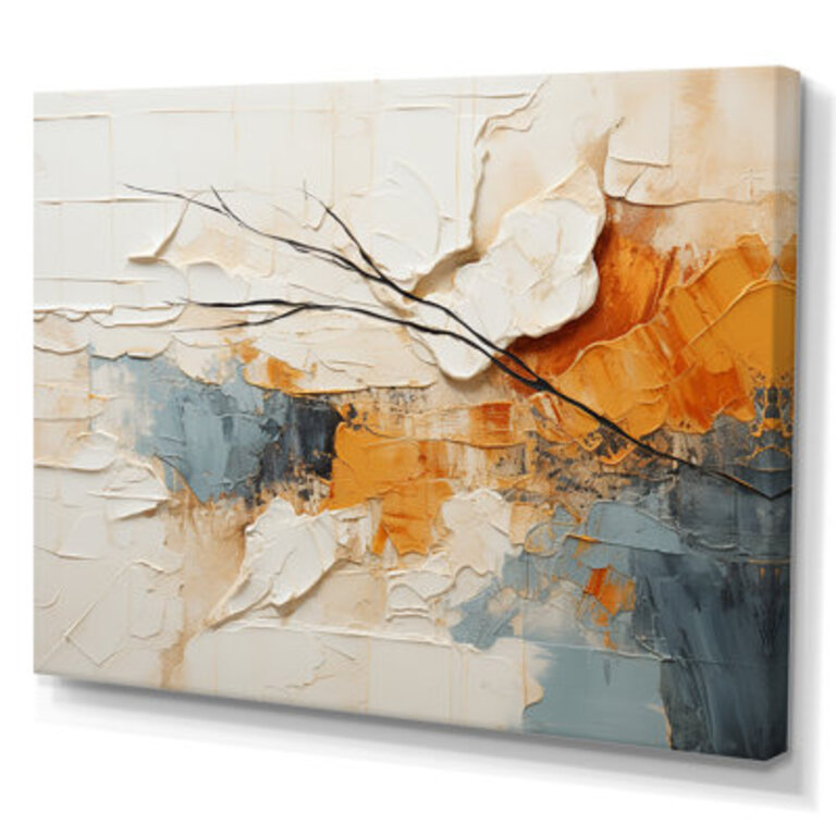 Minimalism Modern Scandinavian Serenity Canvas Painting Print