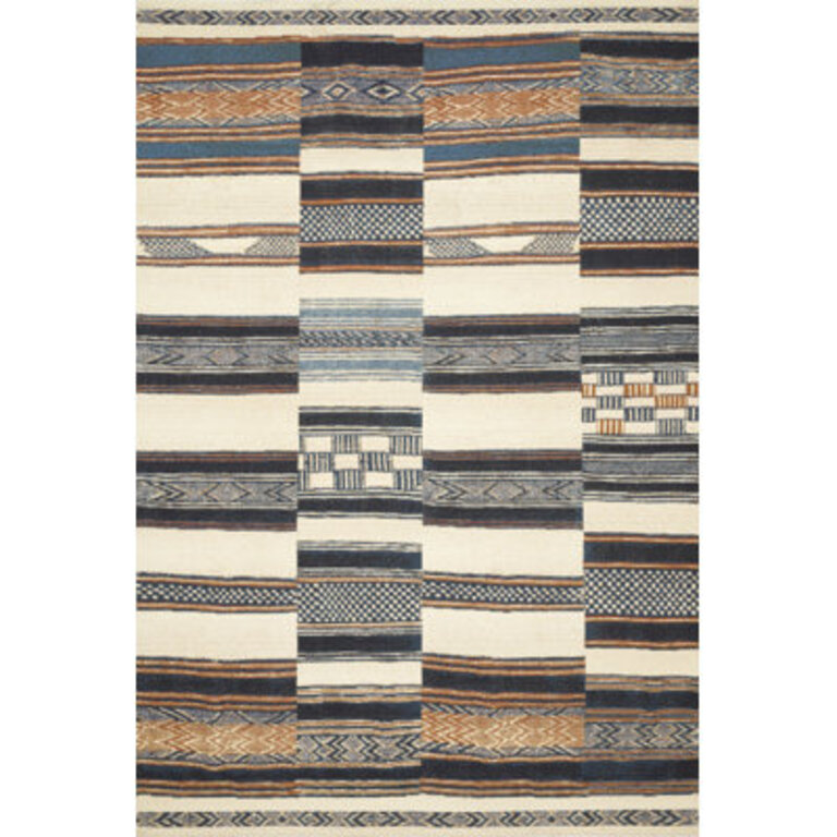 Oniel Geometric Machine Woven Area Rug