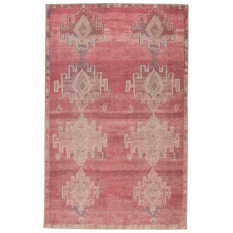 Asuncin Oriental PinkTan Area Rug