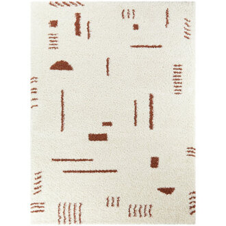 Morin Geometric Shag Area Rug