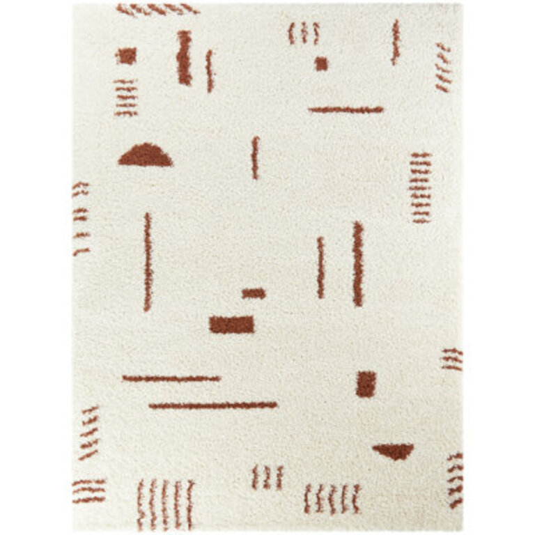 Morin Geometric Shag Area Rug