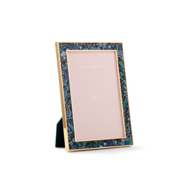 Blue Glass Picture Frame
