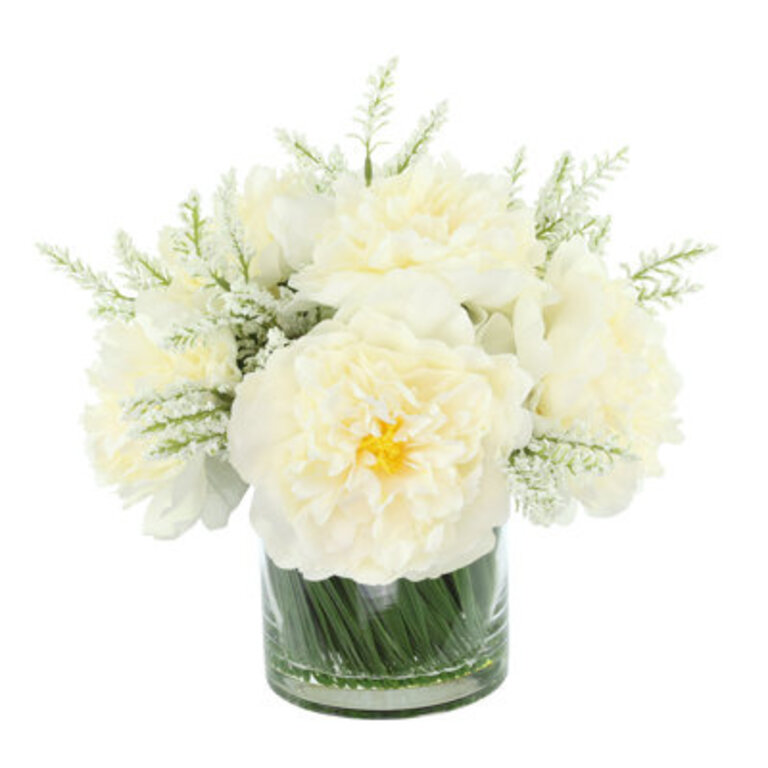 Ferdinand Peony Arrangement in Vase