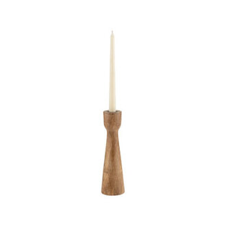 Wood Candlestick