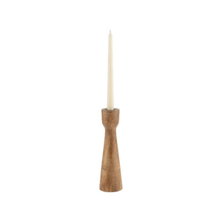 Wood Candlestick