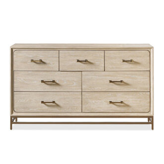 64 W 7-Drawer Solid and Manufactured Wood Dresser