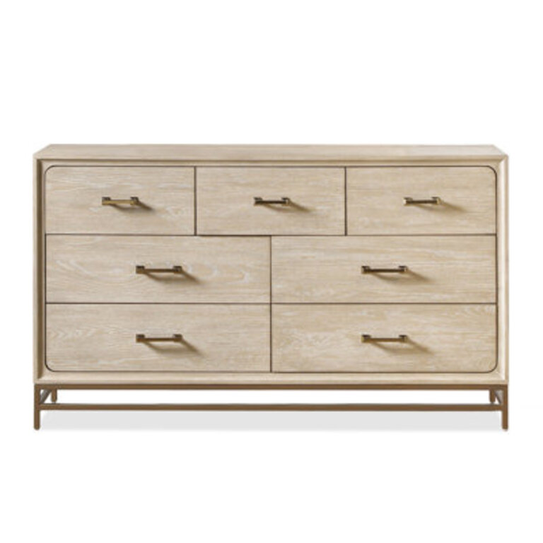 64 W 7-Drawer Solid and Manufactured Wood Dresser