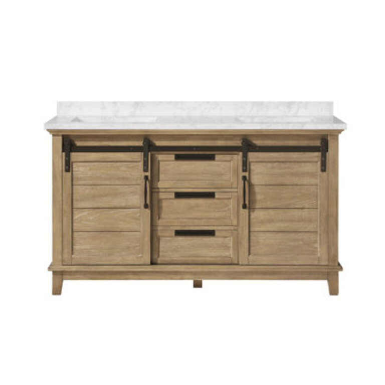 OVE Decors Edenderry 60 Double Bathroom Vanity with Premium Countertop