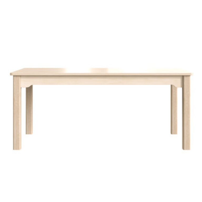 Bright Beginnings Commercial Grade Rectangular Wooden Preschool Classroom Activity Table